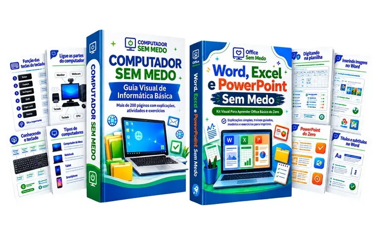 Mockup do Kit Completo + Bónus Computador Sem Medo